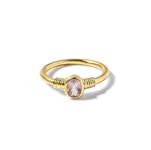 Edor Rose Quartz Ring (Gold 18K) GERMAN KABIRSKI