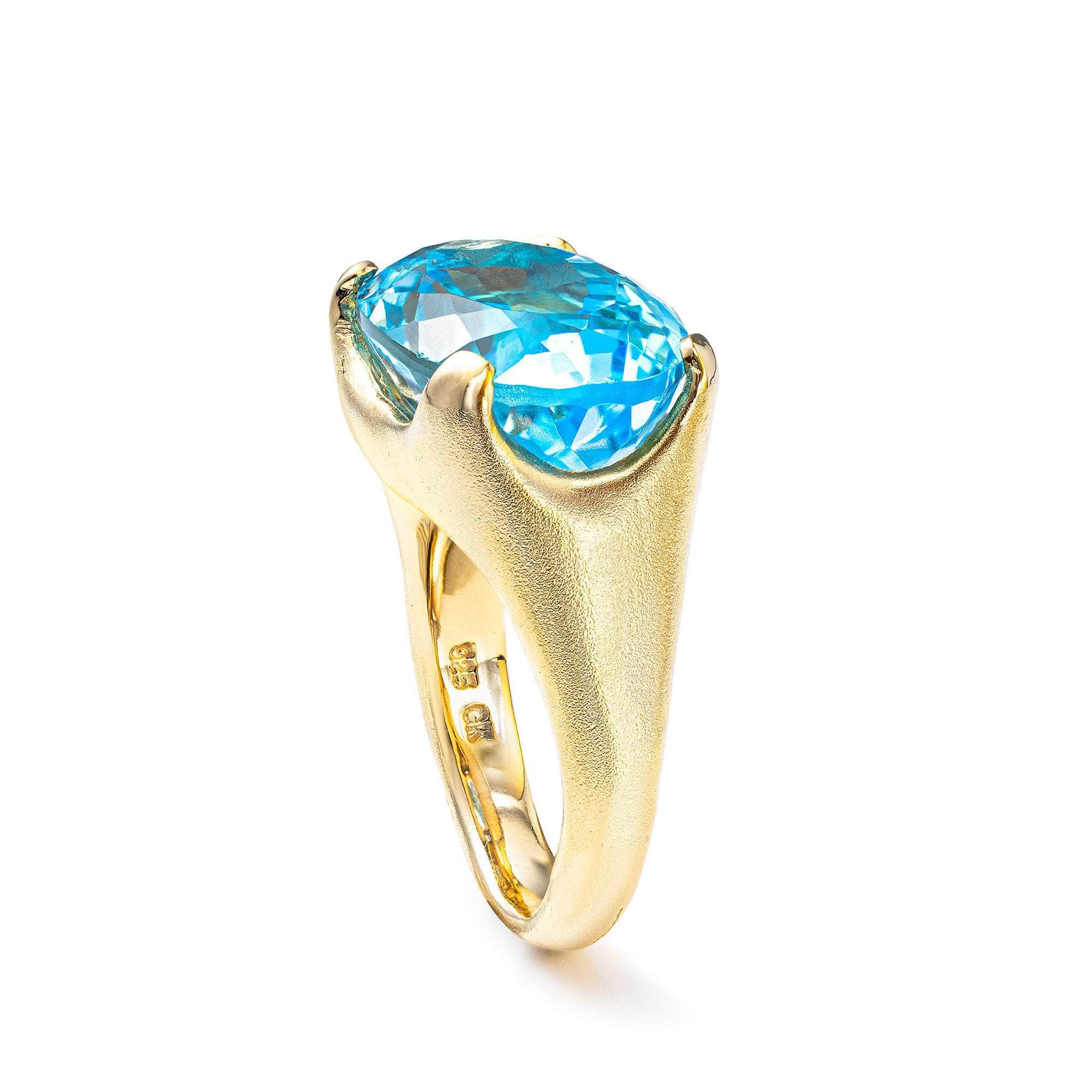 Nerine Blue Topaz Ring GERMAN KABIRSKI