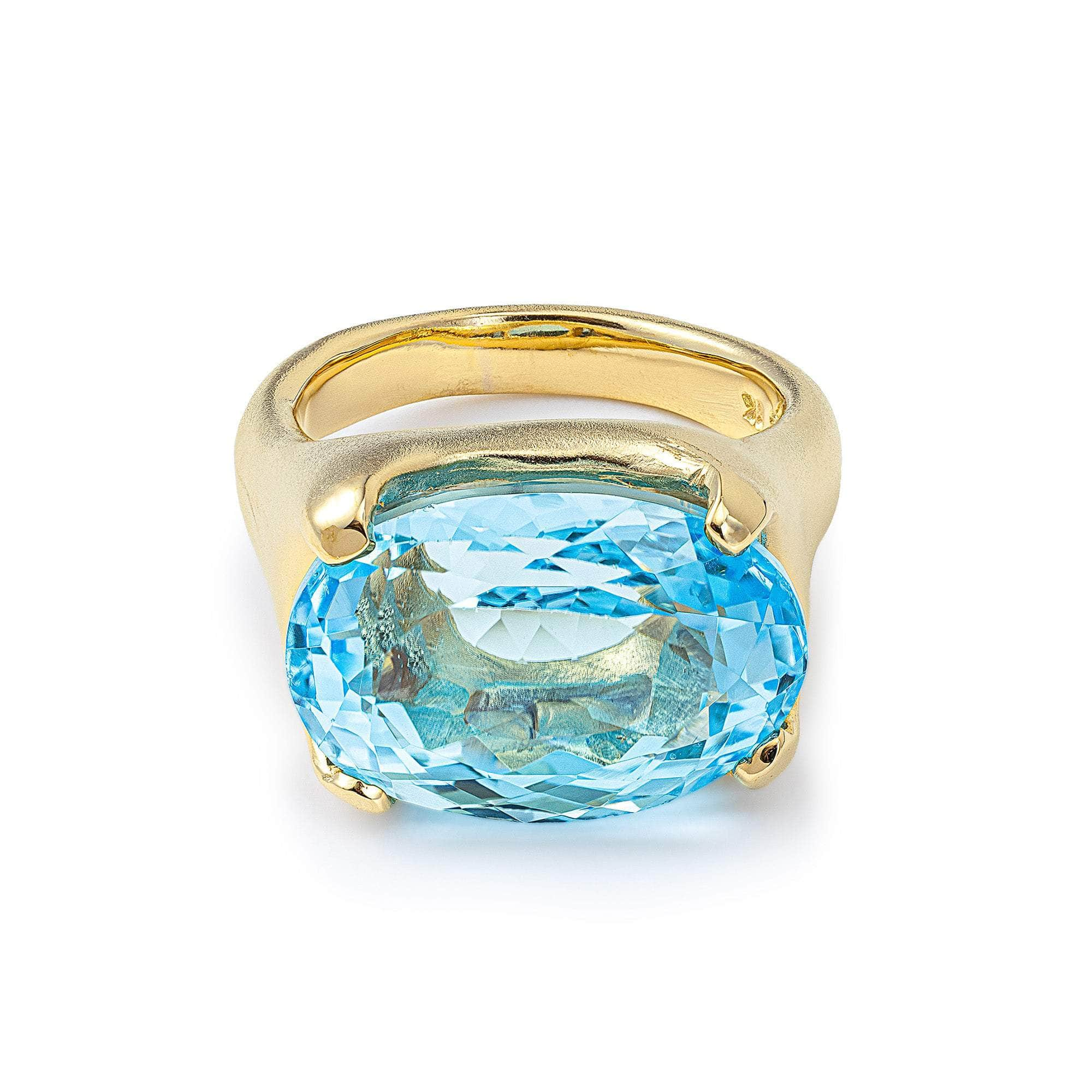 Nerine Blue Topaz Ring GERMAN KABIRSKI