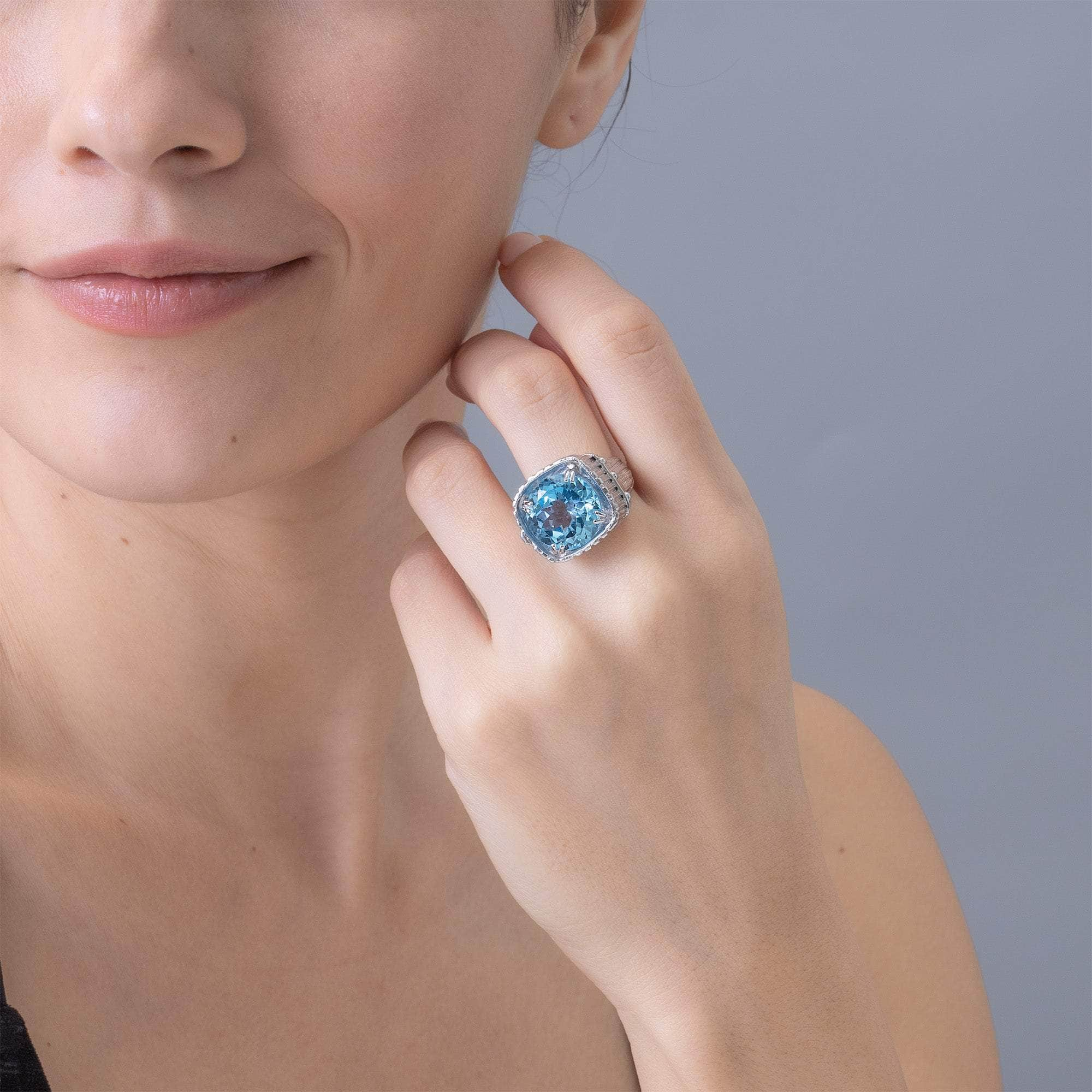 Lyric Blue Topaz Ring