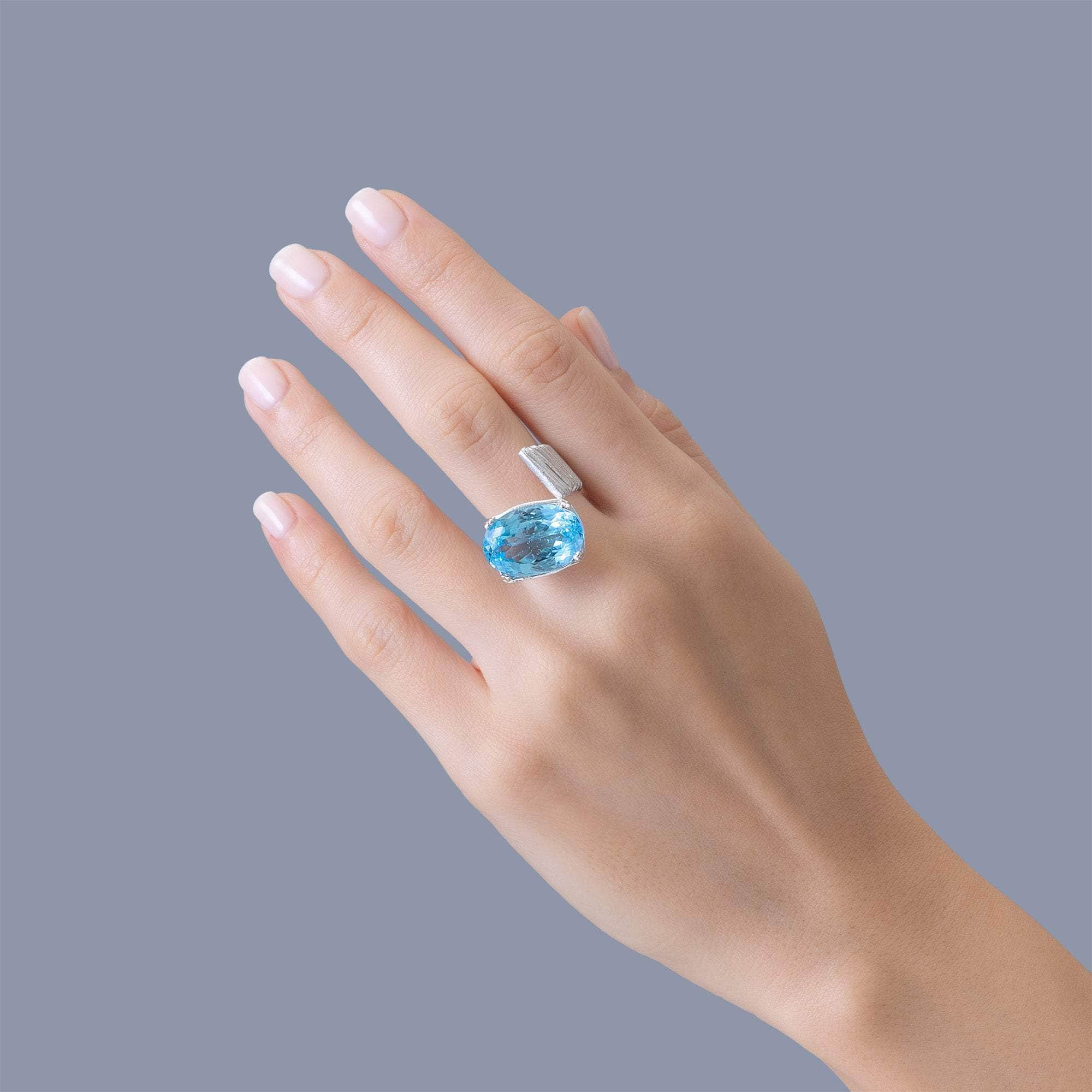 Velis Blue Topaz Ring GERMAN KABIRSKI