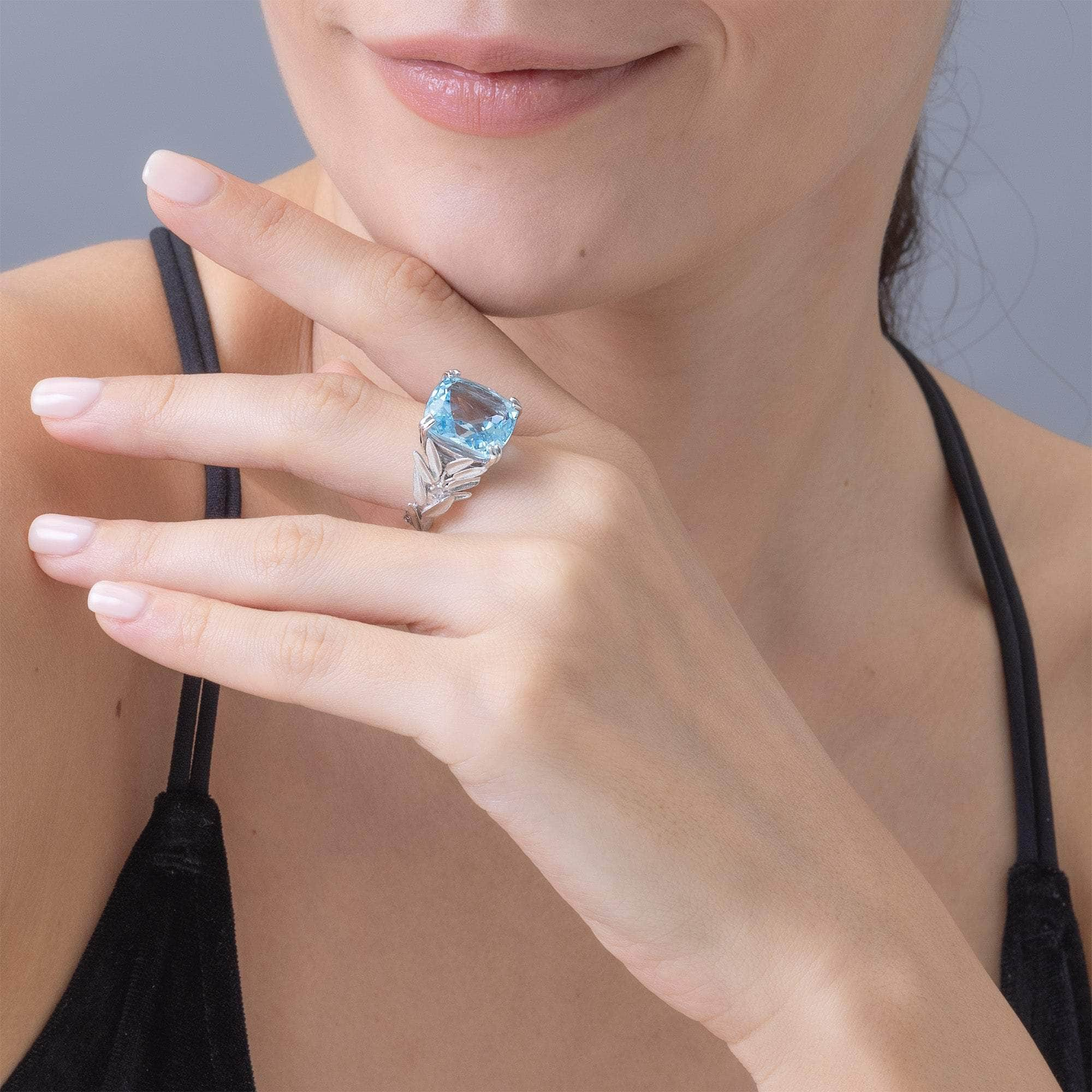 Khnum Blue Topaz Ring