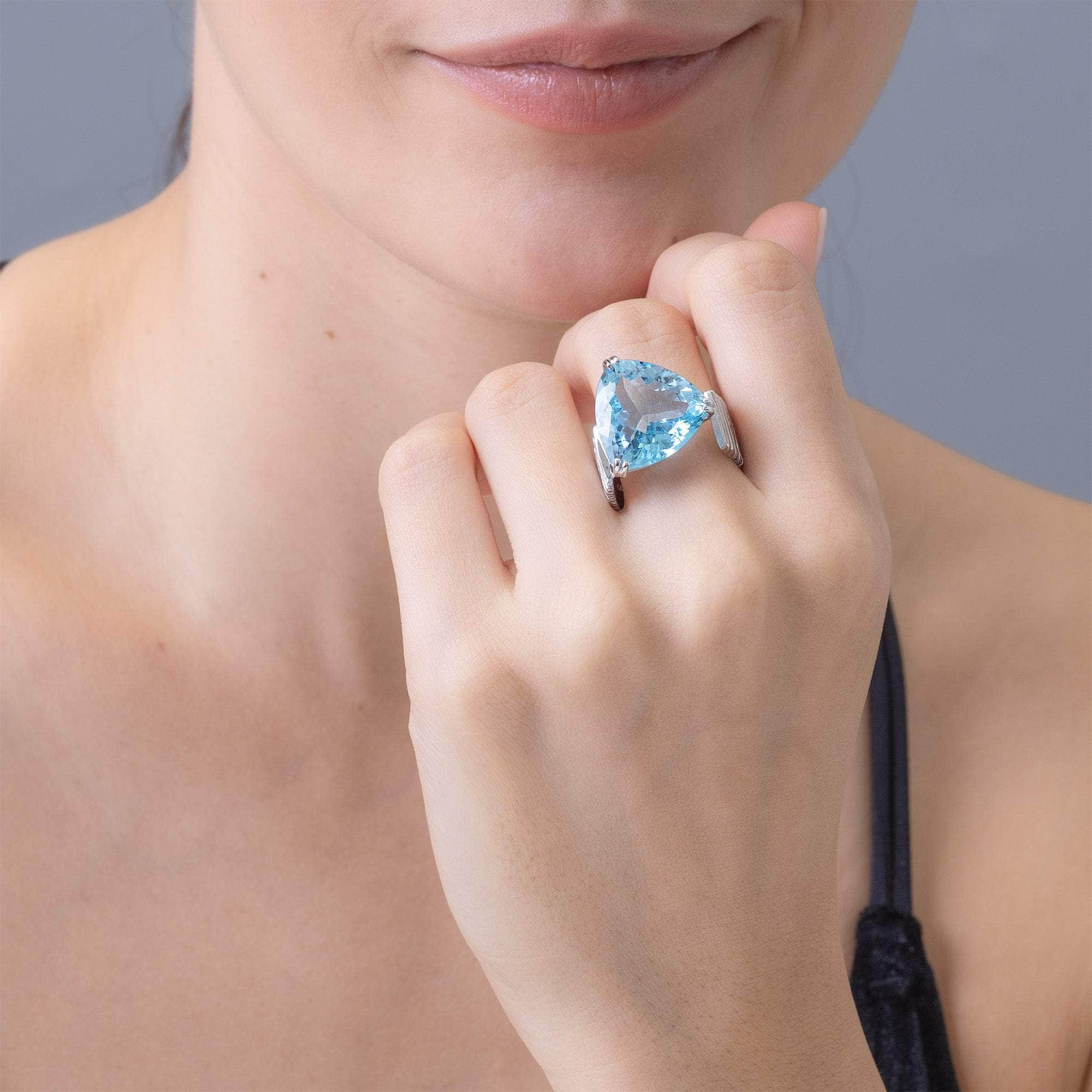 Heket Blue Topaz Ring GERMAN KABIRSKI