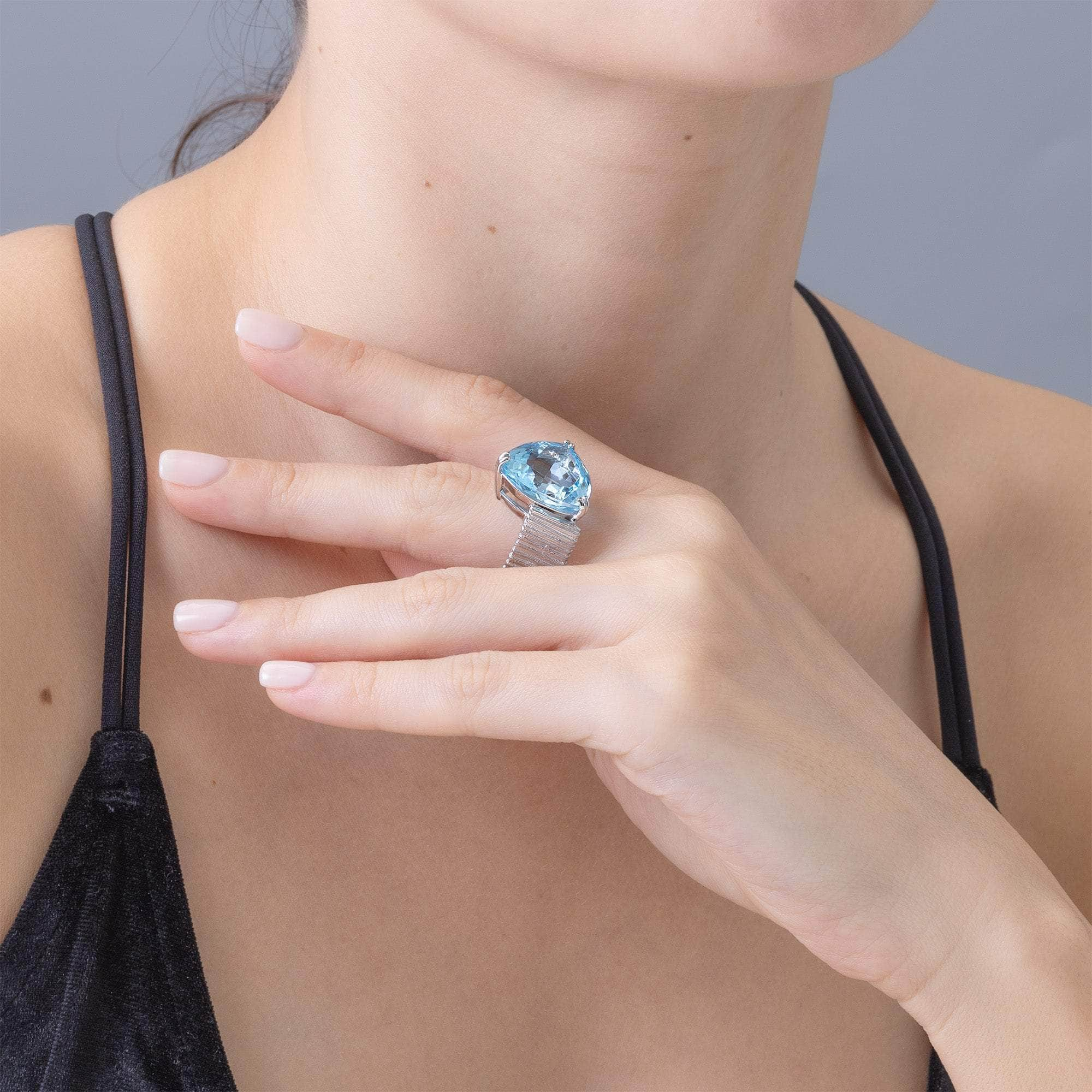 Heket Blue Topaz Ring GERMAN KABIRSKI