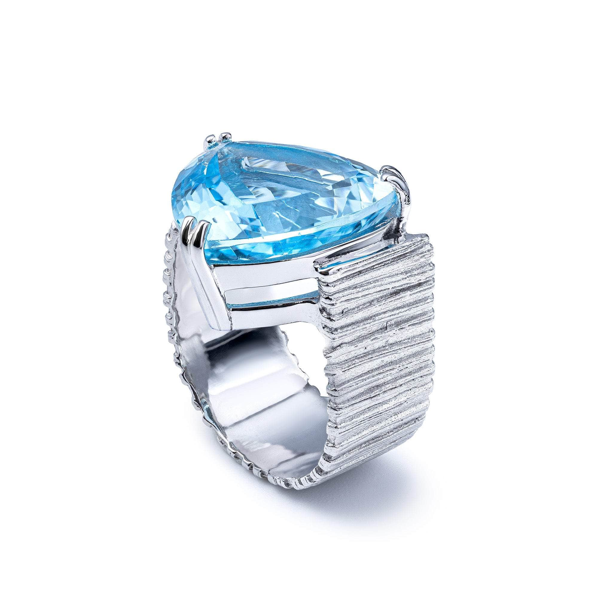 Heket Blue Topaz Ring GERMAN KABIRSKI