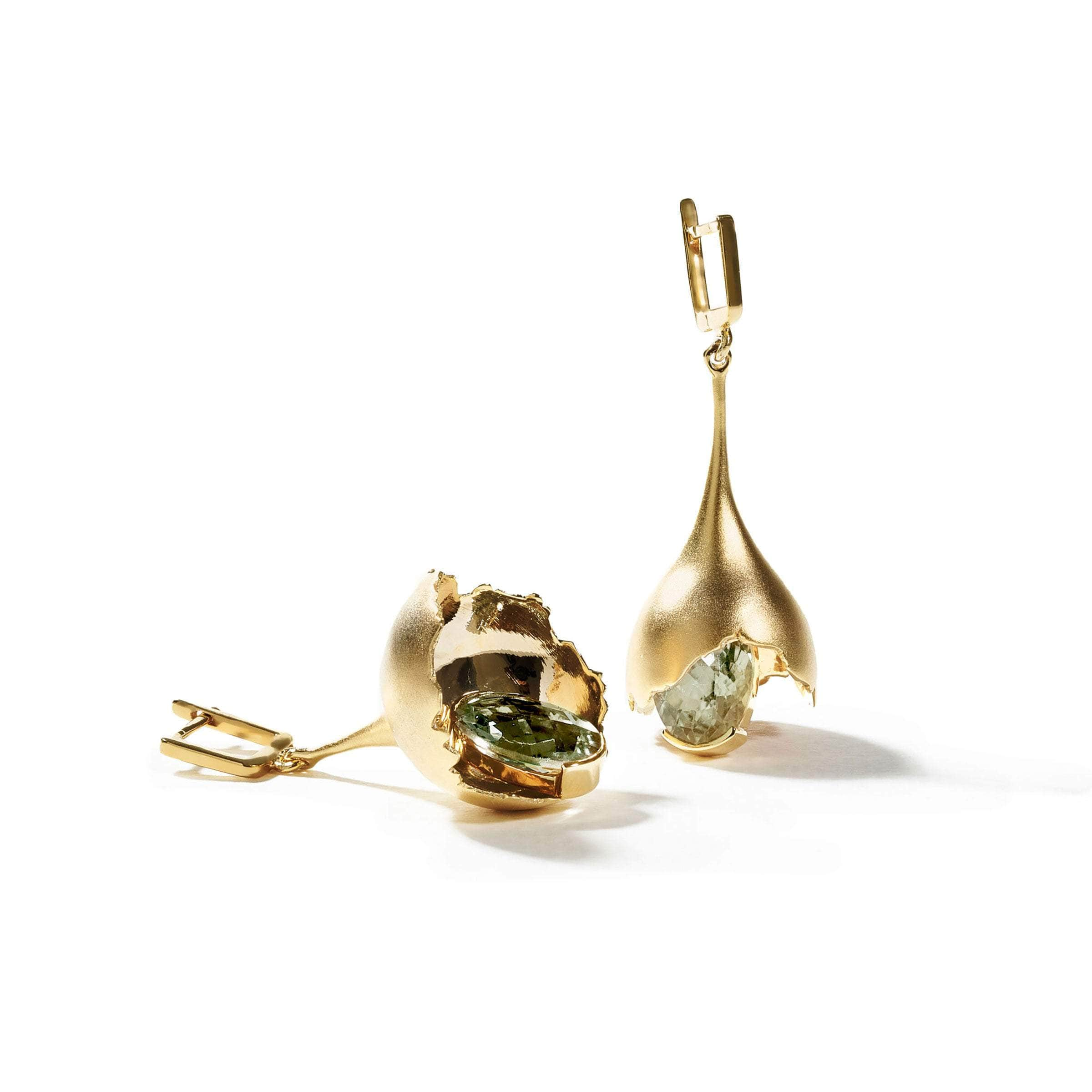 Gobl Green Amethyst Earrings GERMAN KABIRSKI