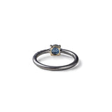 Avalo Blue Sapphire Ring (Black Rhodium) GERMAN KABIRSKI