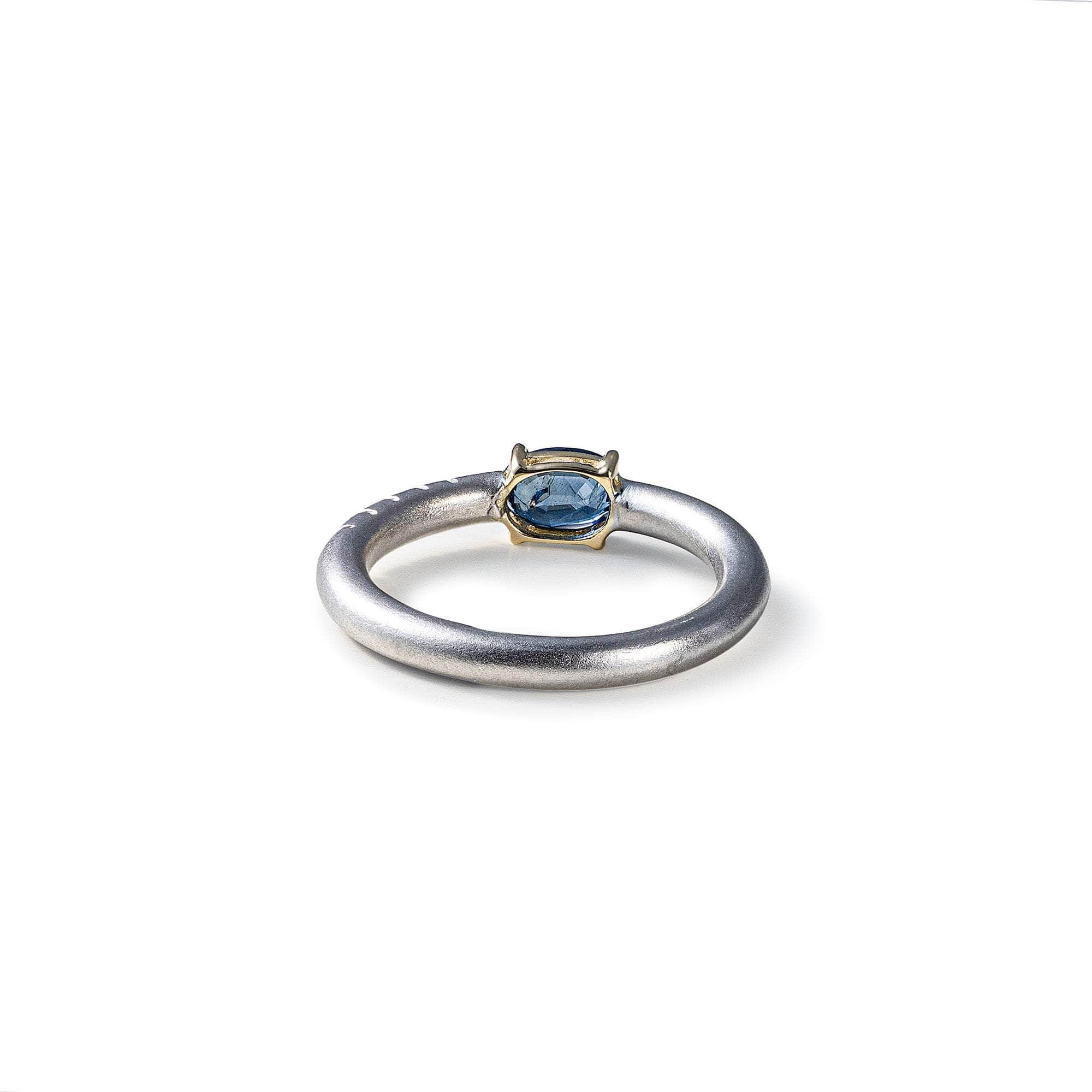 Nabu Blue Sapphire Ring (White Rhodium) GERMAN KABIRSKI