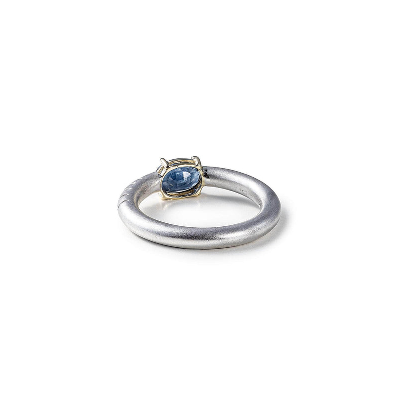 Ariadne Blue Sapphire Ring (White Rhodium) GERMAN KABIRSKI