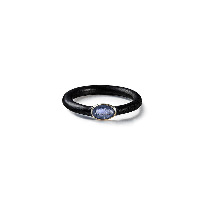 Kleo Blue Sapphire Ring (Black Anthracite) GERMAN KABIRSKI