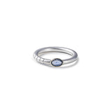 Kleo Blue Sapphire Ring (White Rhodium) GERMAN KABIRSKI