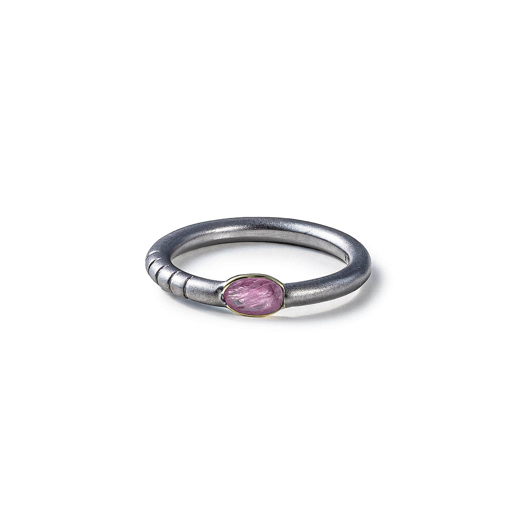 Musa Pink Sapphire Ring (Black Rhodium) GERMAN KABIRSKI