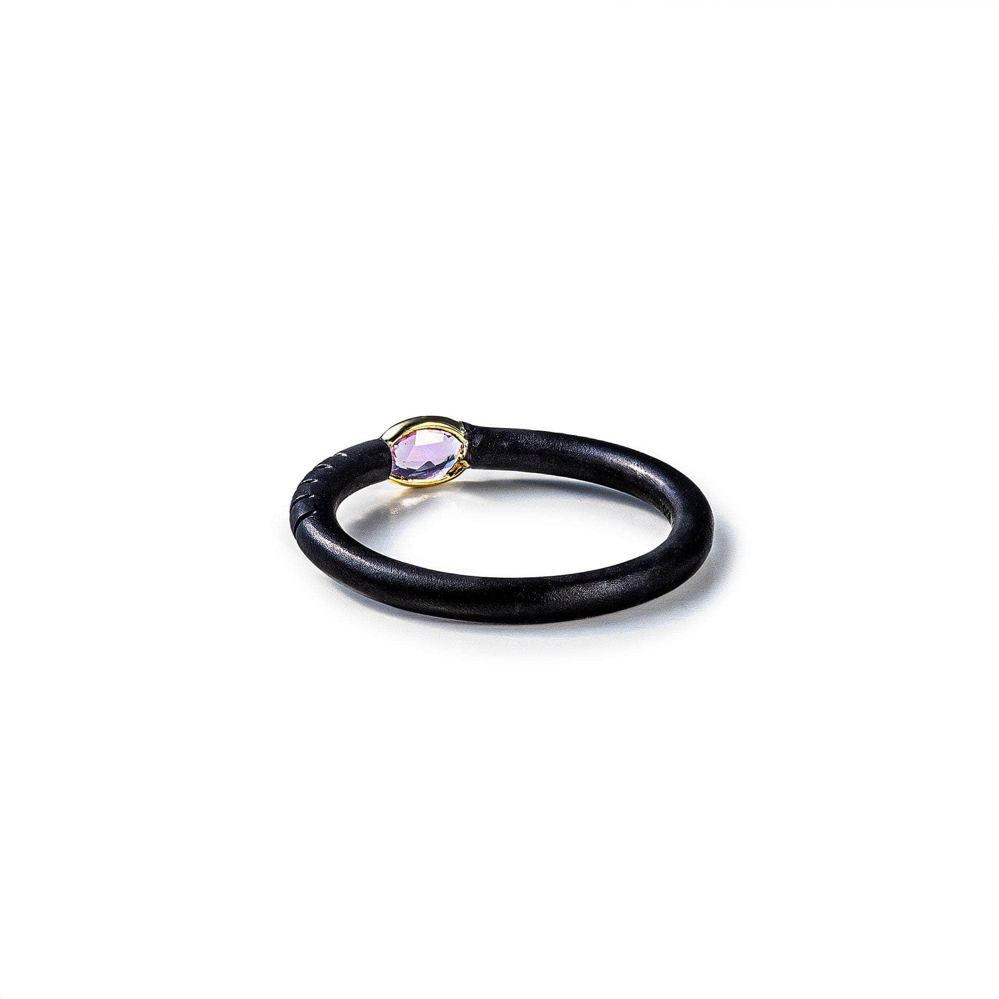 Musa Pink Sapphire Ring (Anthracite) GERMAN KABIRSKI