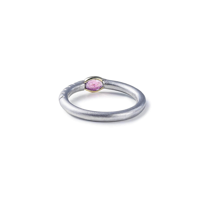Musa Pink Sapphire Ring (White Rhodium) GERMAN KABIRSKI