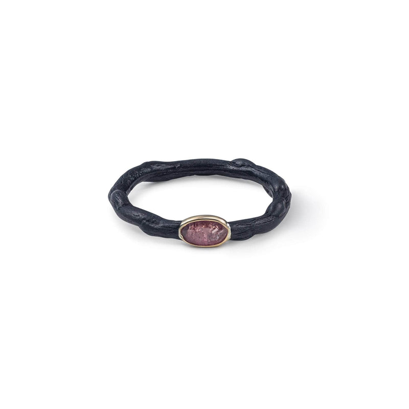 Zwart Pink Sapphire Ring (Black Anthracite) GERMAN KABIRSKI