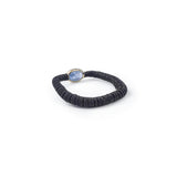 Aswa Blue Sapphire Ring (Black Anthracite) GERMAN KABIRSKI