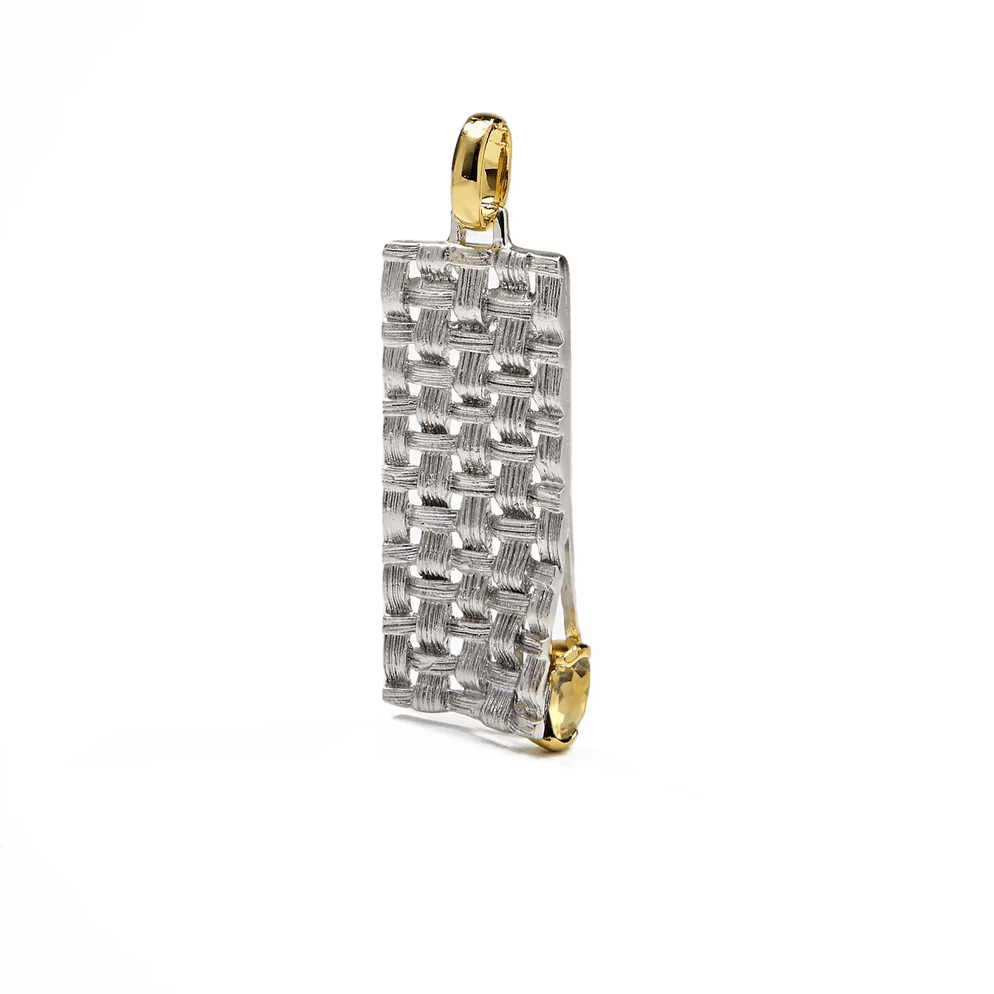 Accalia Pendant Personalized & Co-Designed with Custom Options: Sapphire, Rhodolite, Chrome Diopside, Peridot, Garnet, Citrine, White or Black Rhodium, Gold