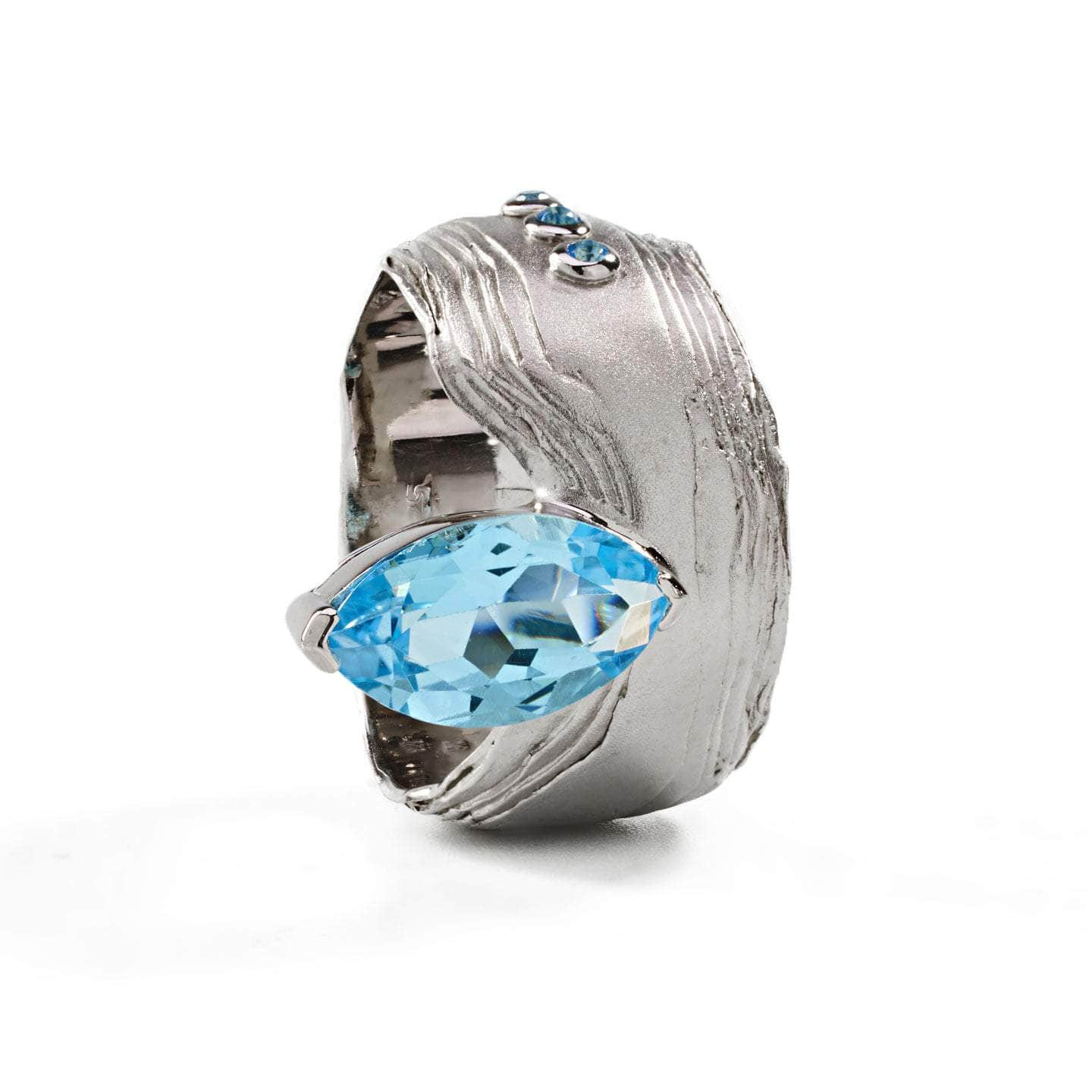 Aevin Blue Topaz Ring GERMAN KABIRSKI