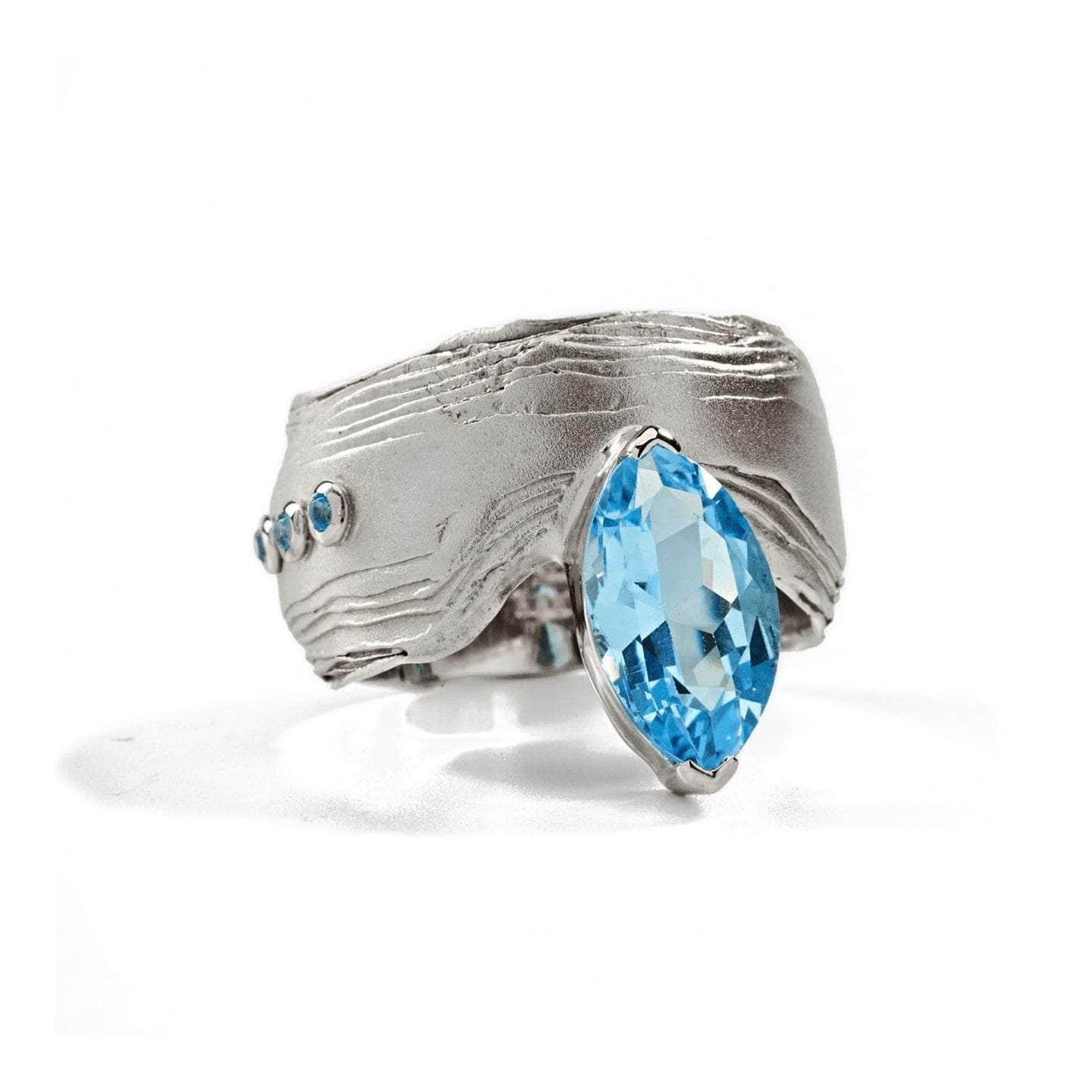 Aevin Blue Topaz Ring GERMAN KABIRSKI