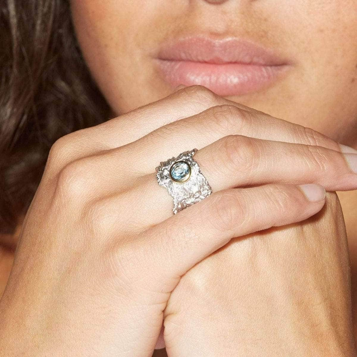 Althea Blue Topaz Ring GERMAN KABIRSKI