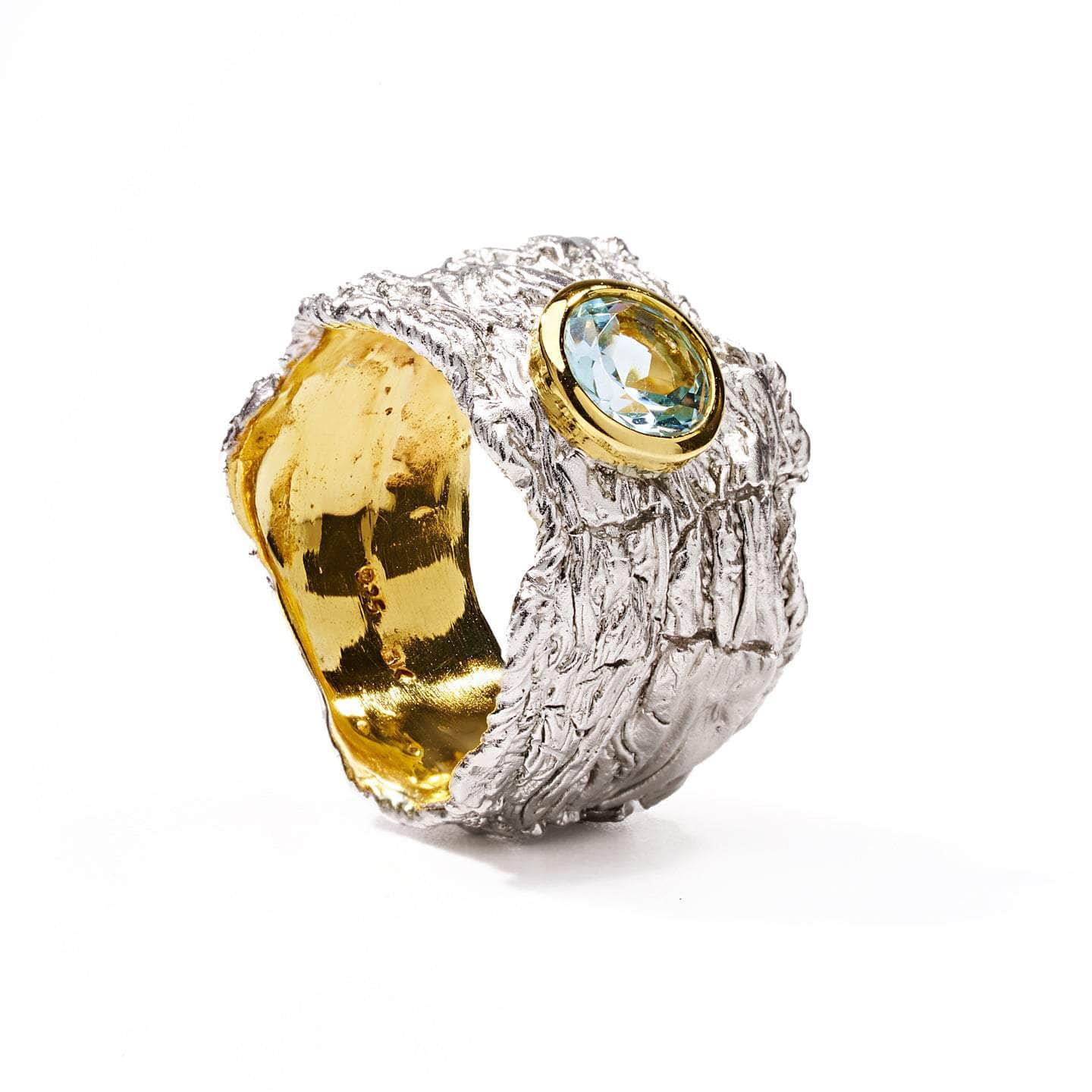 Althea Blue Topaz Ring GERMAN KABIRSKI