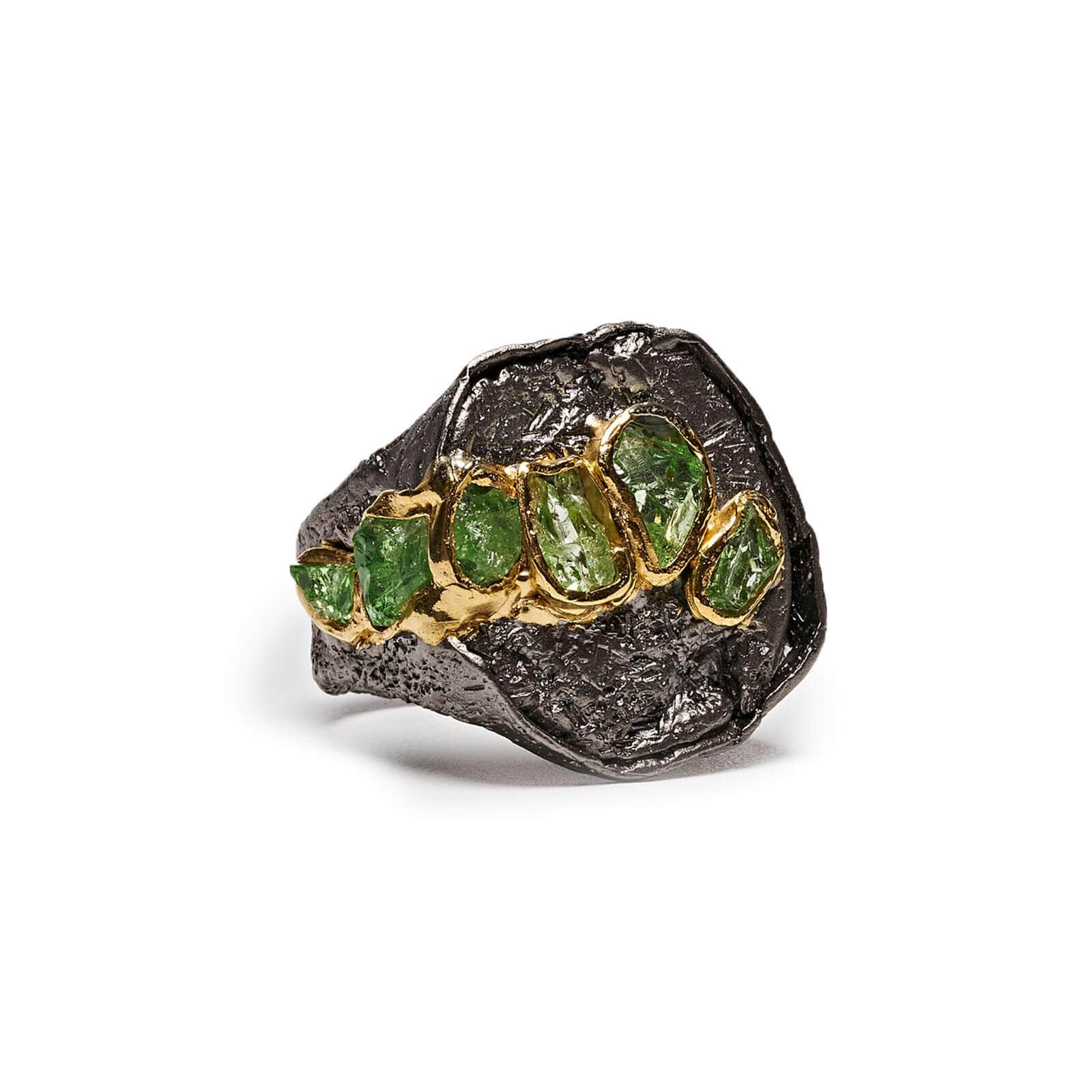 Anga Tsavorite Rough Ring GERMAN KABIRSKI