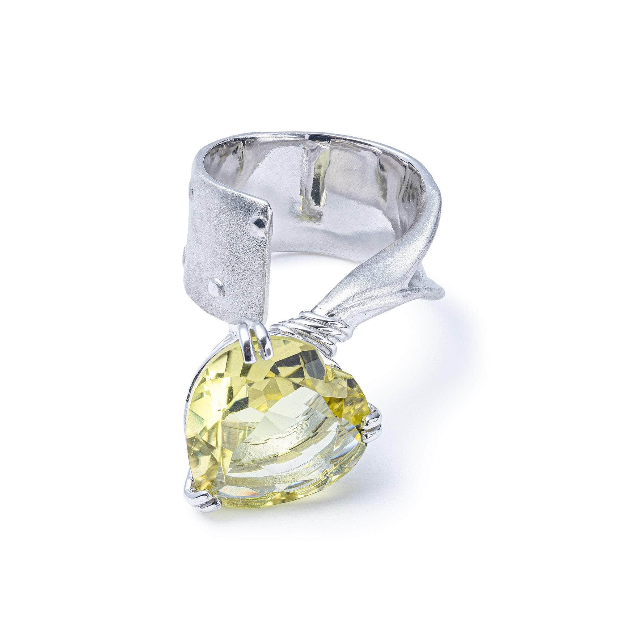 Aruna Lemon Quartz Ring GERMAN KABIRSKI