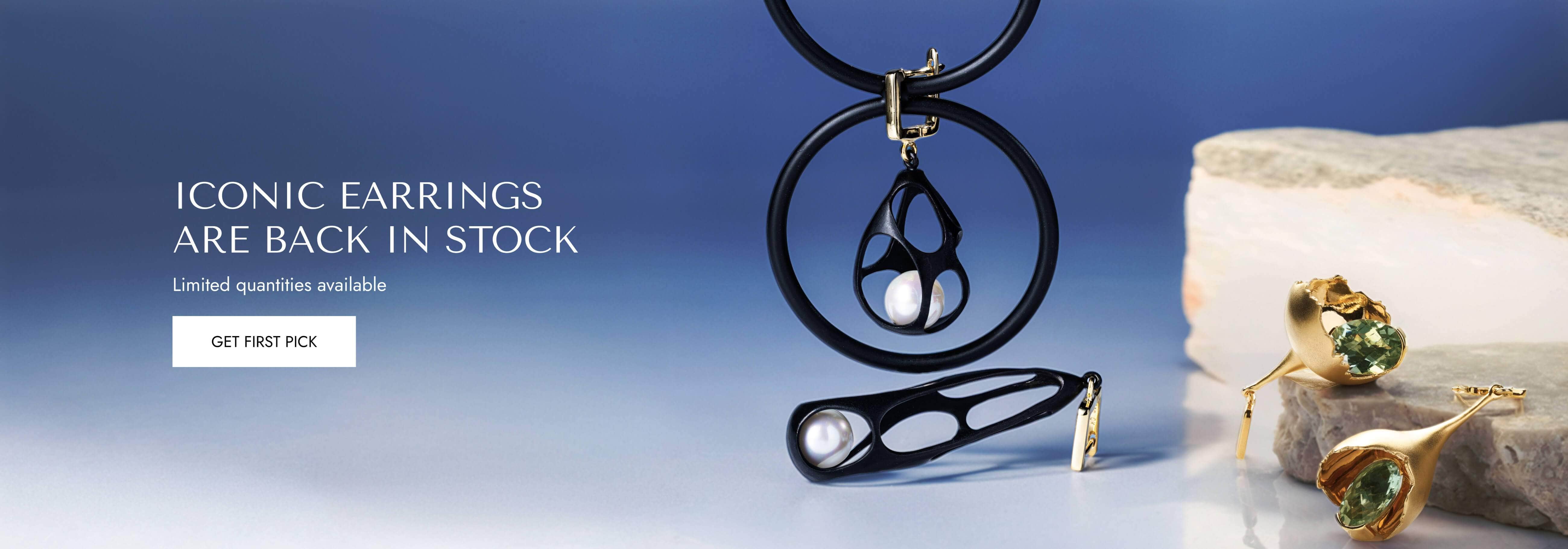 award winning earrings german kabirski