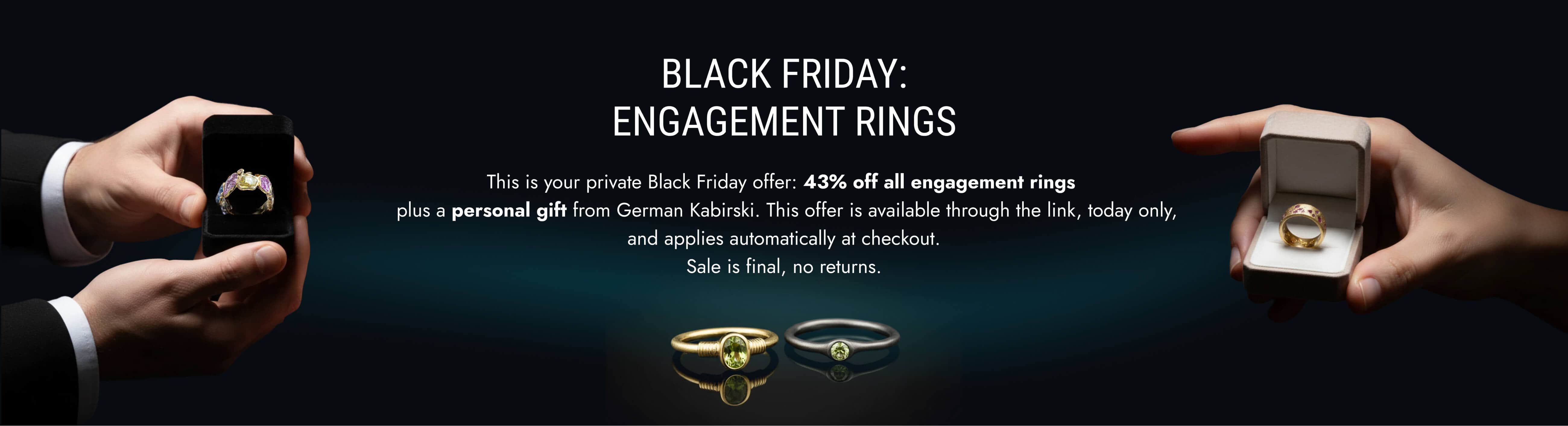 black friday engagement event by german kabirski