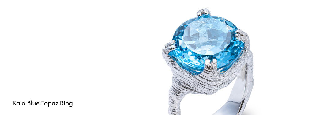 Kaio Blue Topaz Ring