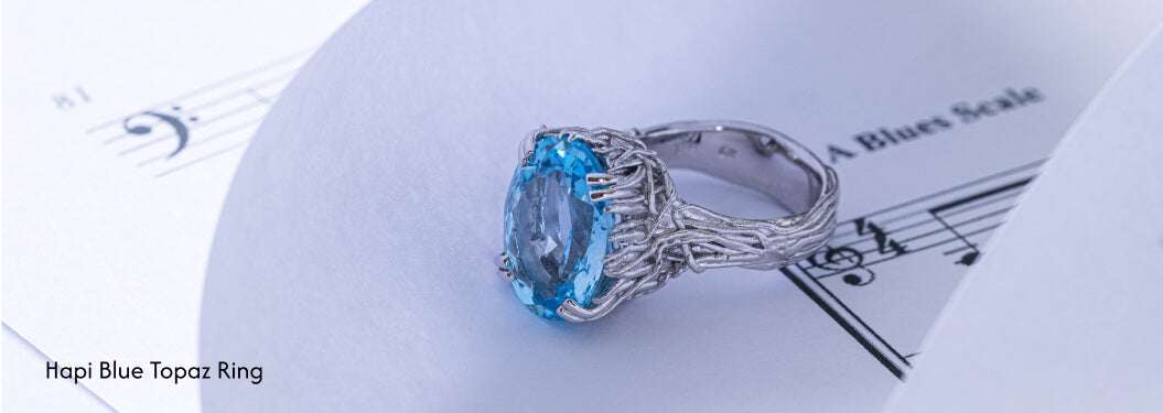 Hapi Blue Topaz Ring