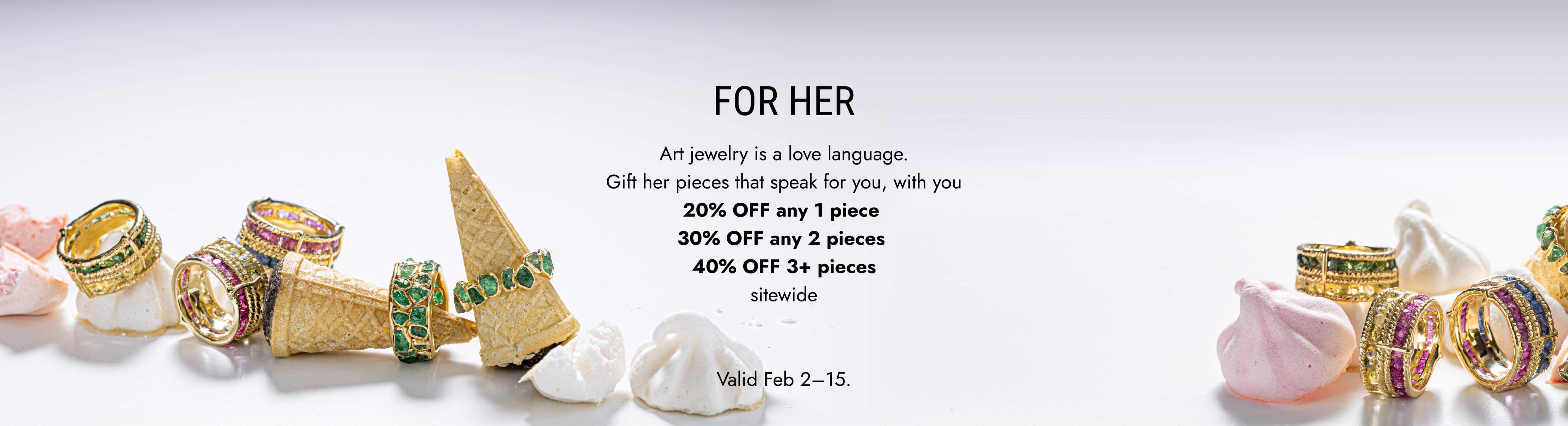 for her jewelry for valentine's day by german kabirski