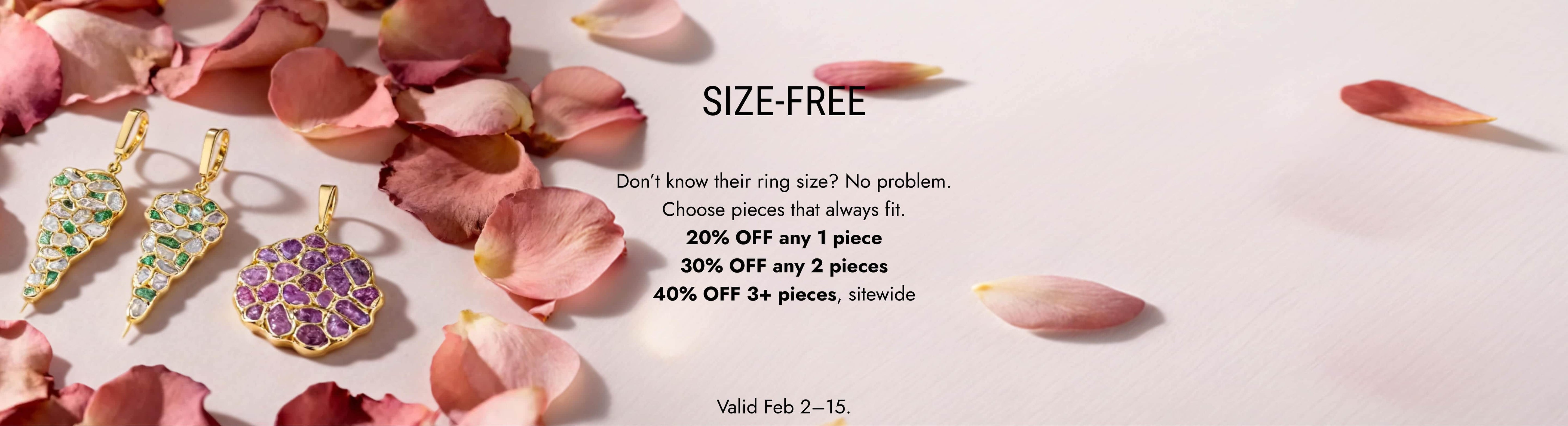 size free jewelry for valentine's day by german kabirski