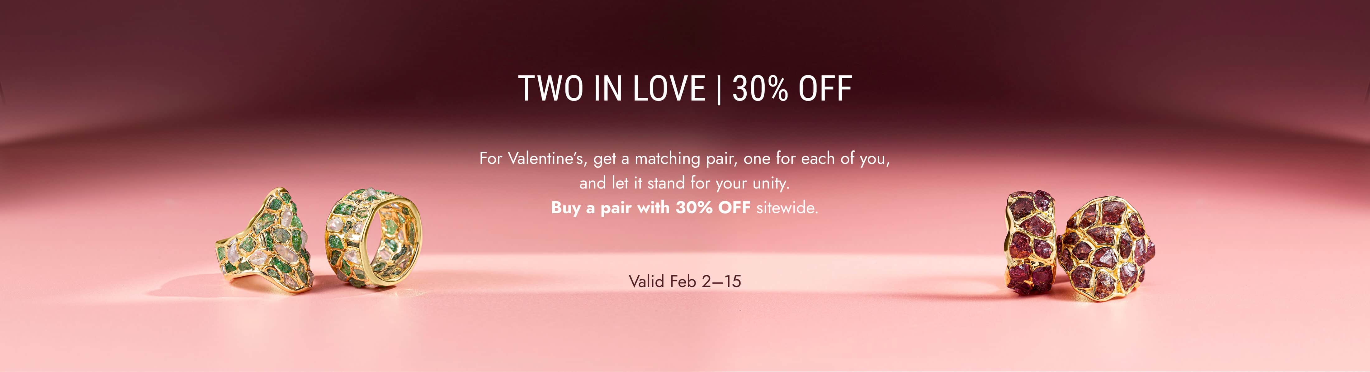 two in love jewelry for valentine's day by german kabirski