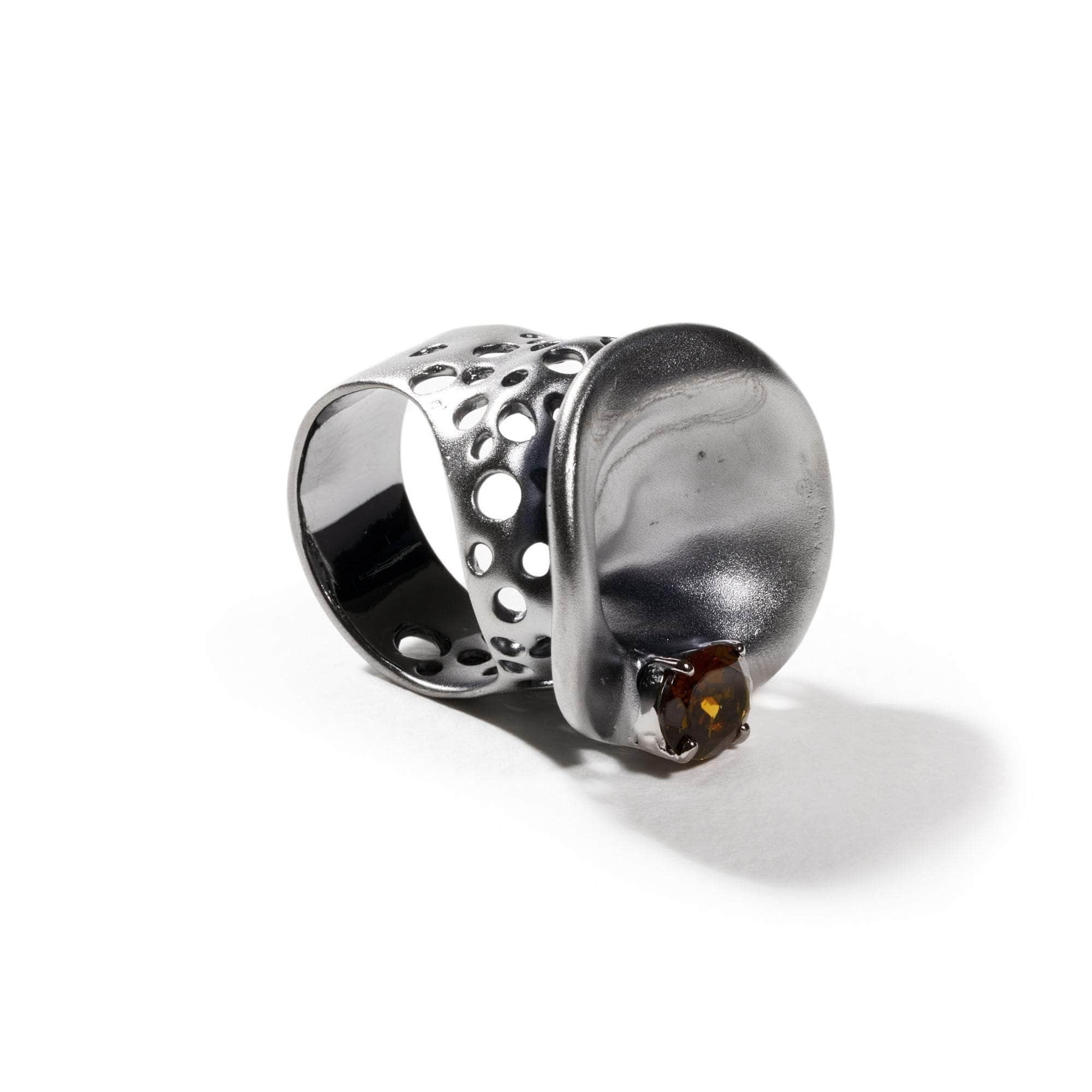 Cono Dark Olive Tourmaline Ring GERMAN KABIRSKI