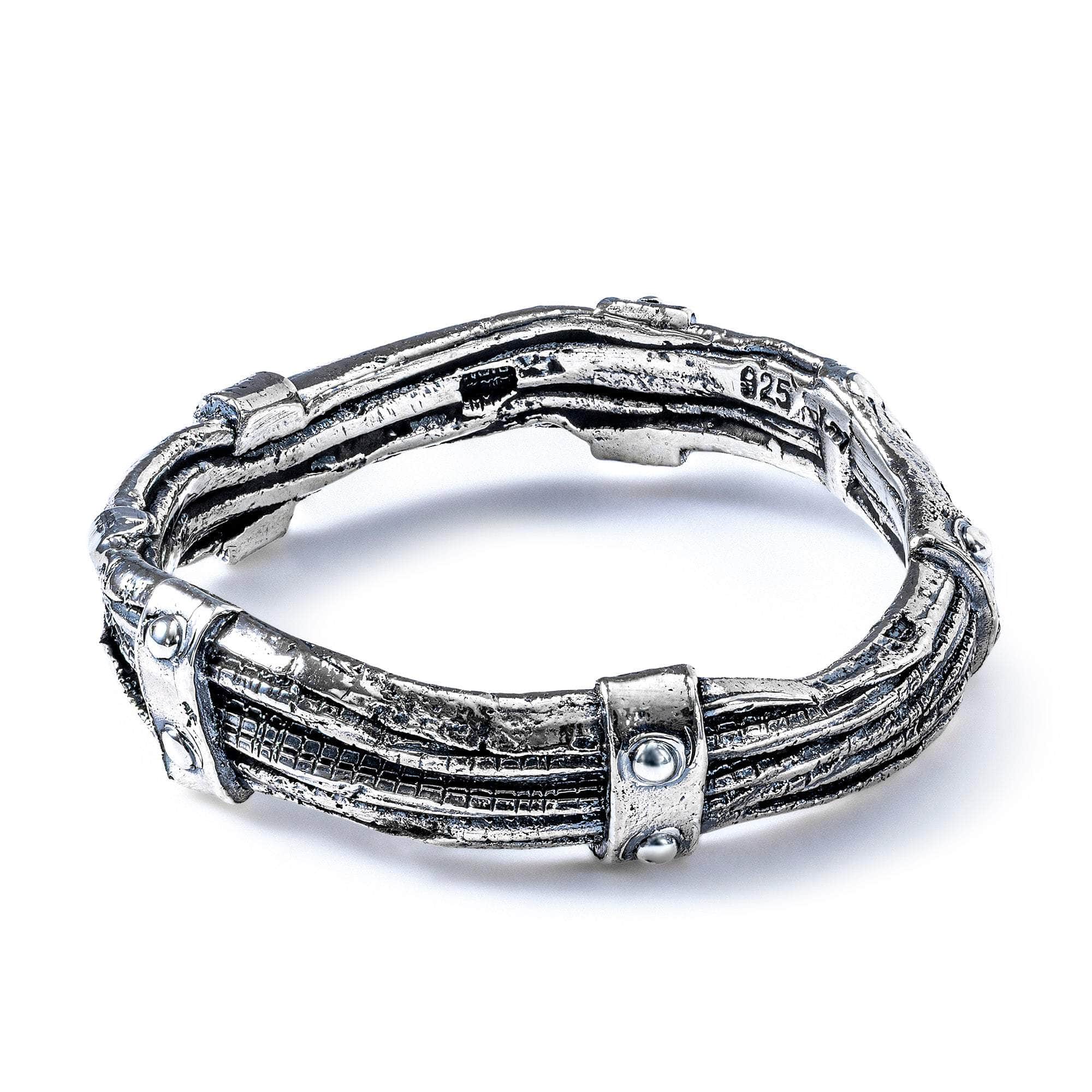Crown Oxidized 925 Sterling Silver Minimalist Designer Ring