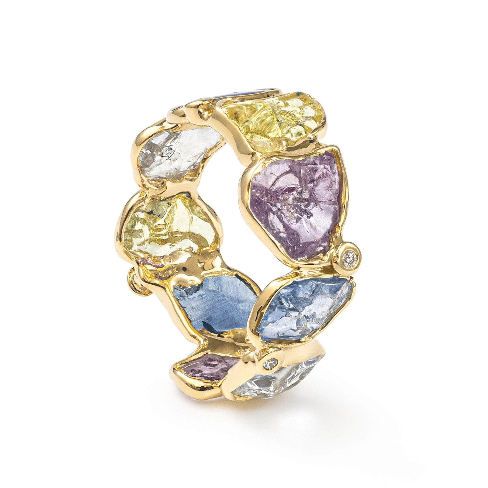 Cyrus Fancy Sapphire and Diamond Ring GERMAN KABIRSKI