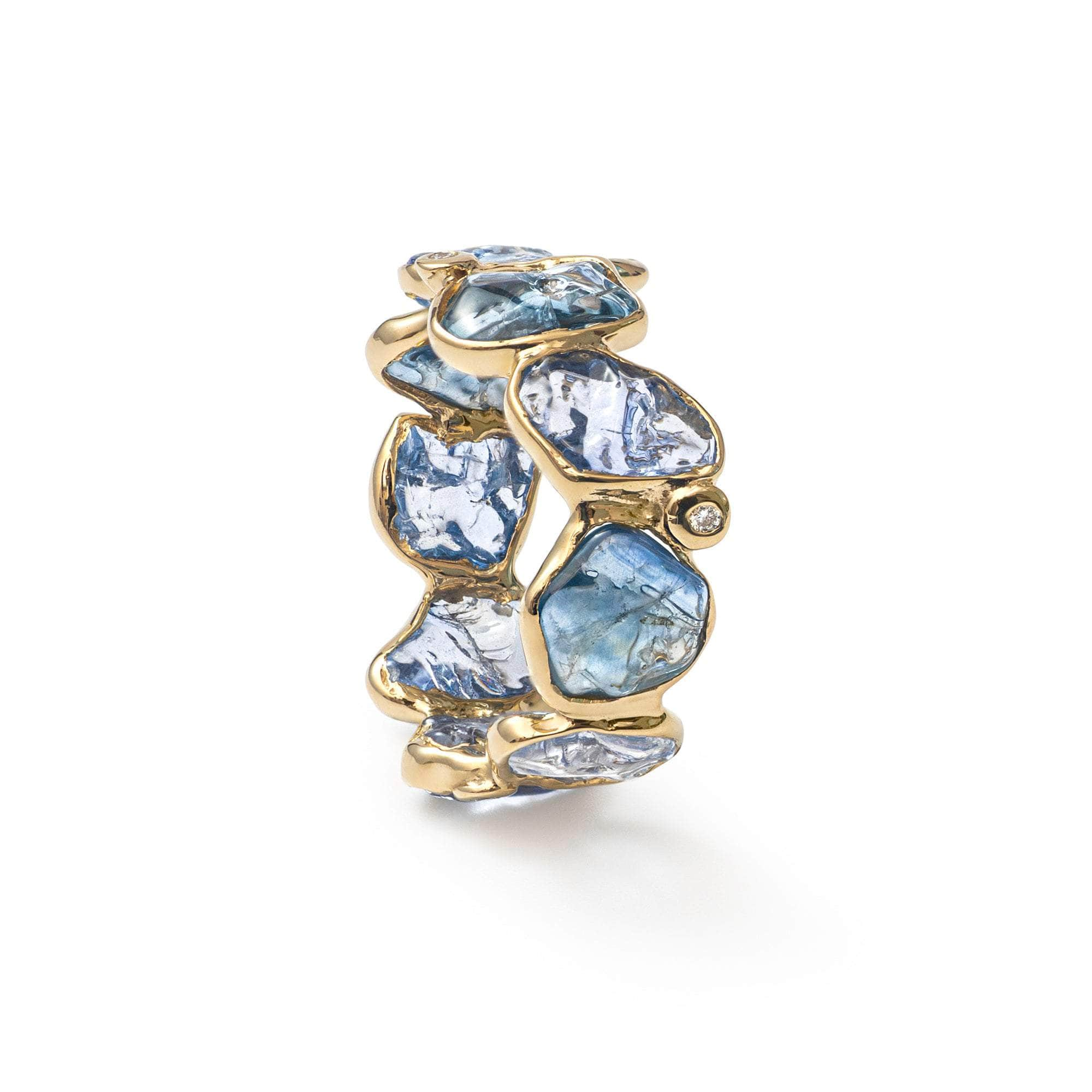 Cyrus Sapphire and Diamond Ring GERMAN KABIRSKI