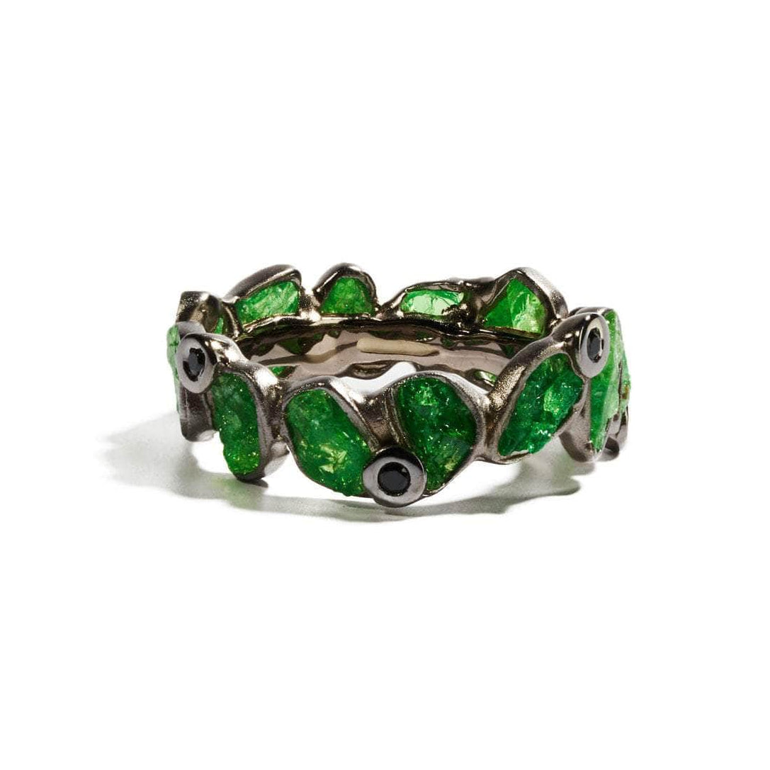 Delos Tsavorite and Spinel Ring GERMAN KABIRSKI