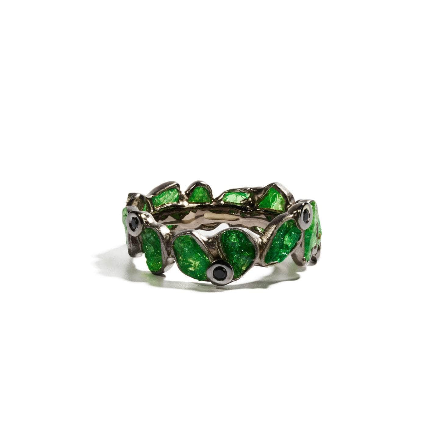 Delos Tsavorite and Spinel Ring GERMAN KABIRSKI