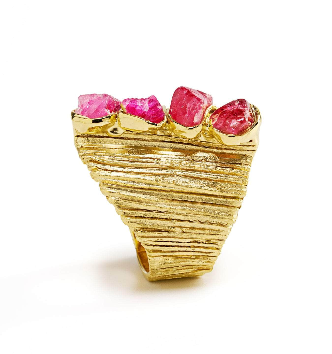 Dinn Pink Spinel Rough Ring GERMAN KABIRSKI