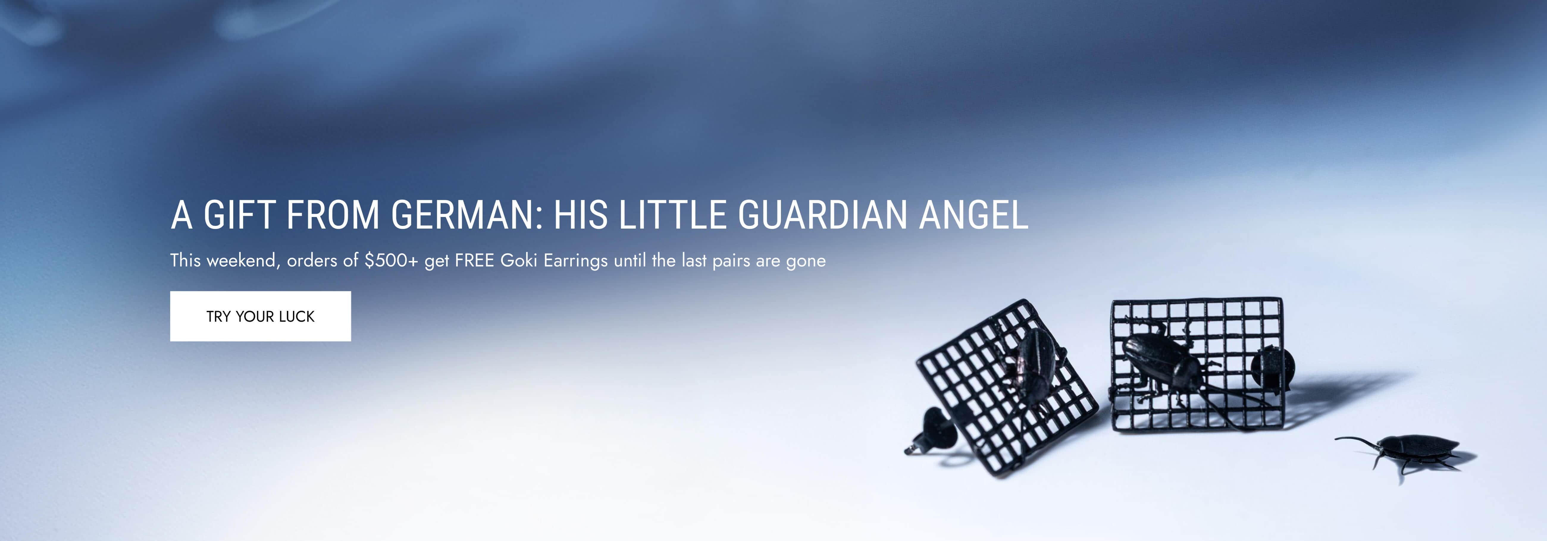 earrings gift from german kabirski