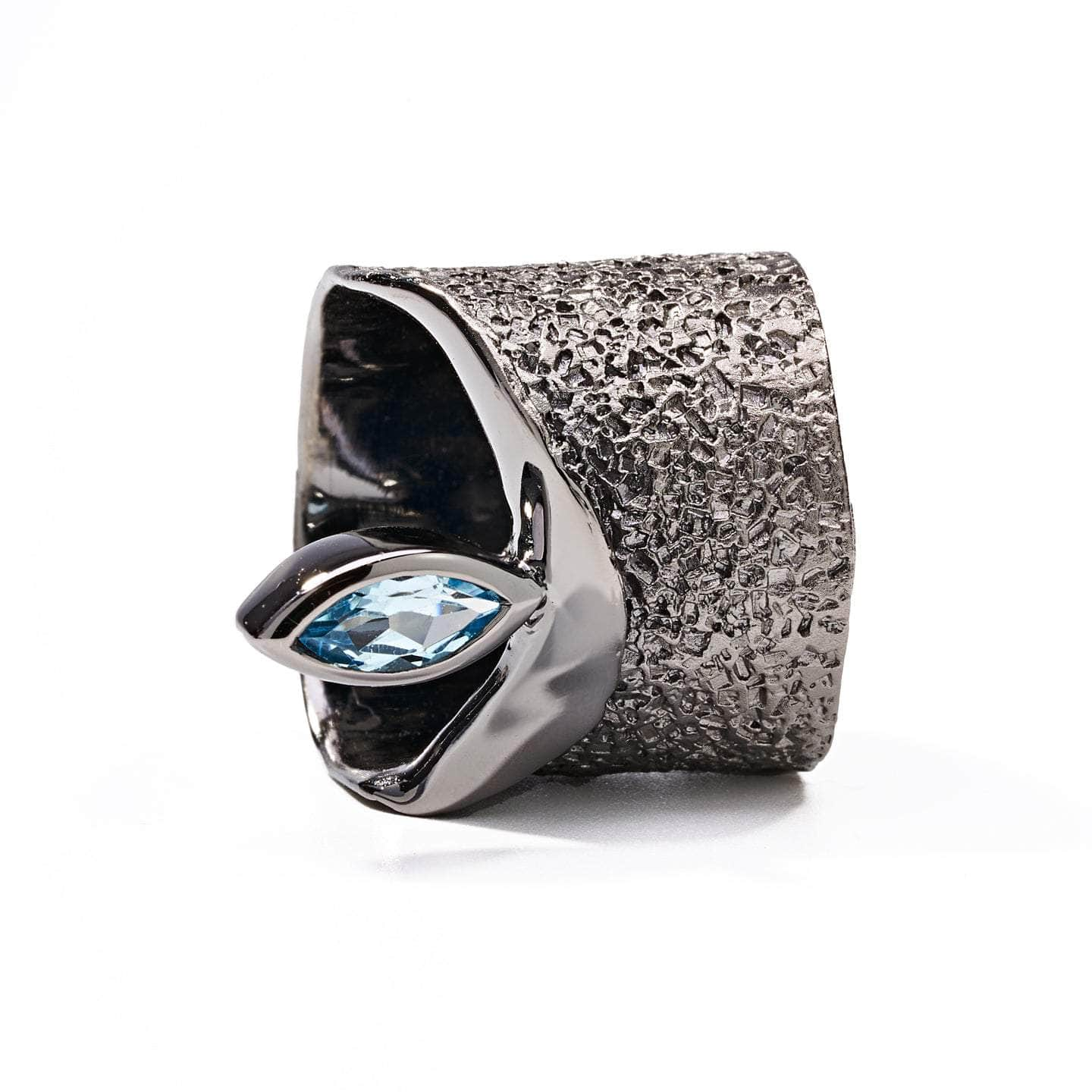 Eartha Blue Topaz Ring GERMAN KABIRSKI