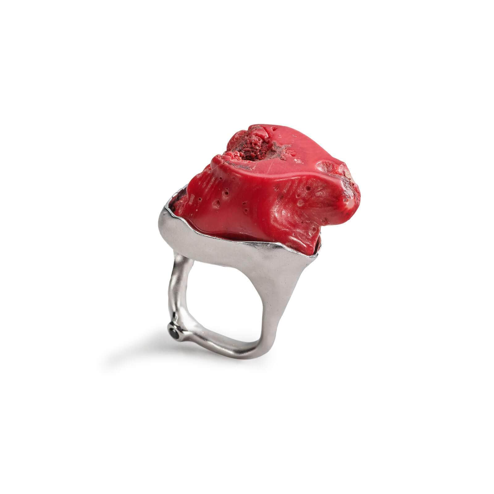 Eidl Coral Ring GERMAN KABIRSKI