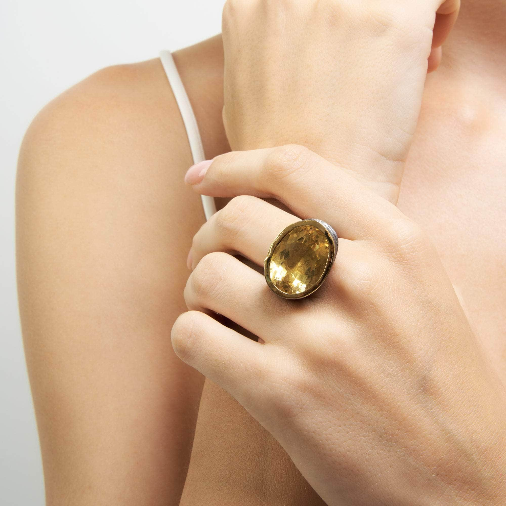 Laran Citrine Ring GERMAN KABIRSKI