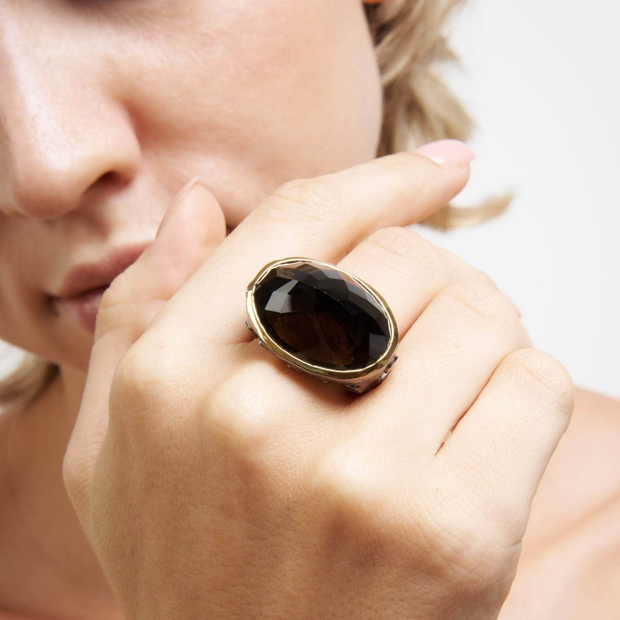 Wyll Smoky Quartz Ring GERMAN KABIRSKI