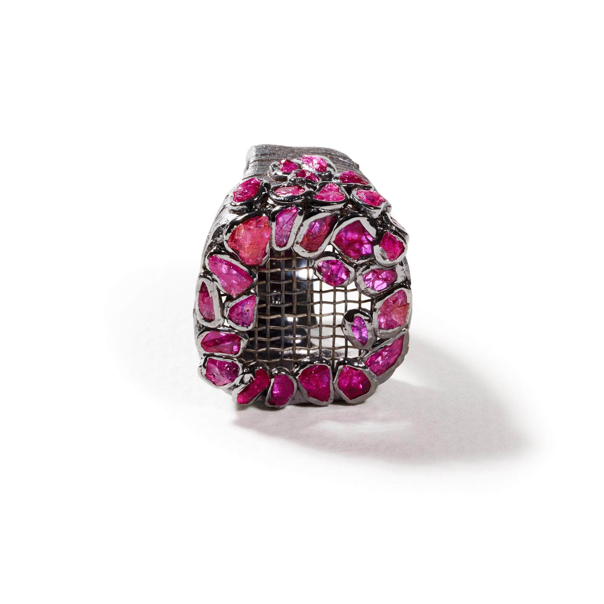 Troy Rough Ruby Ring GERMAN KABIRSKI