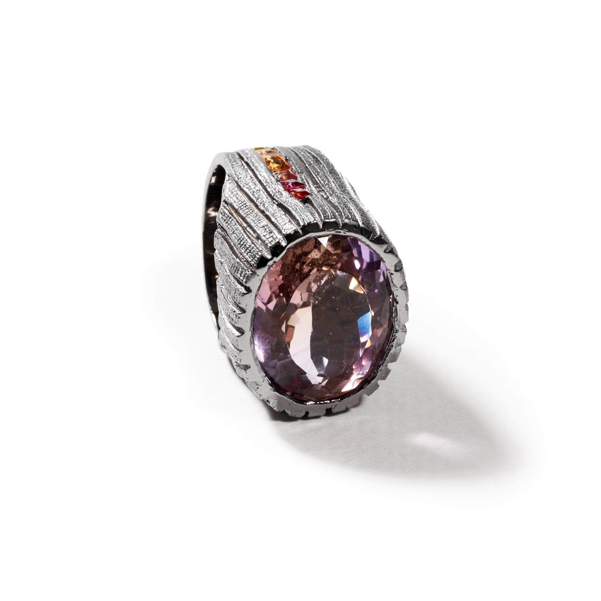 Petra Ametrine and Mixed Sapphire Ring GERMAN KABIRSKI