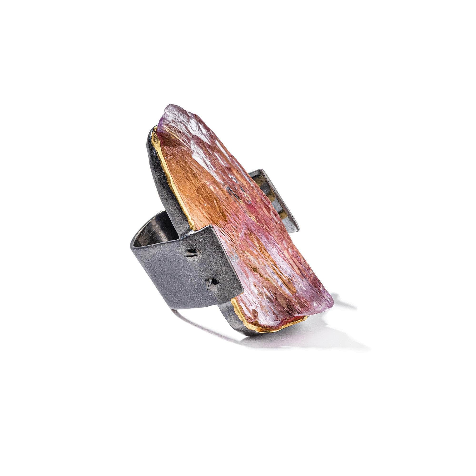 Stein Amethyst Slice Ring GERMAN KABIRSKI