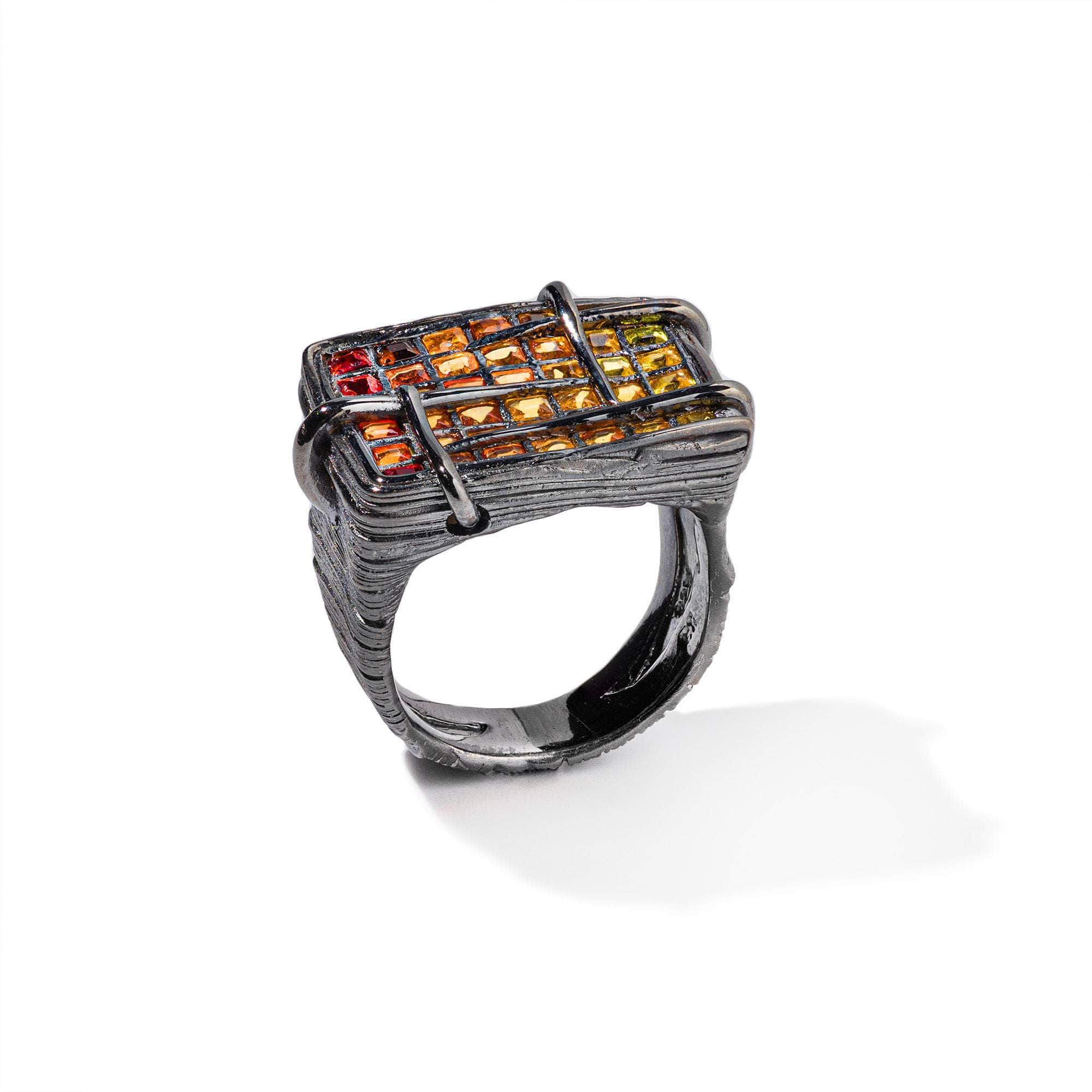 Lumin Mixed Sapphire Ring GERMAN KABIRSKI